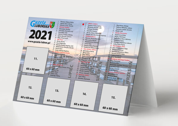 Kalendarz 2020 w Gazecie Lubońskiej