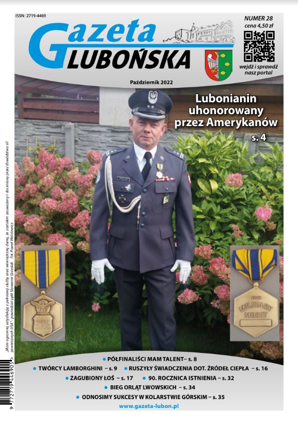 Gazeta Lubońska wydanie Październik 2022 - okładka