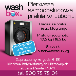 Wash box LuboÅ„ - pralnia samoobsÅ‚ugowa