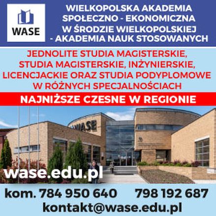 WASE - akademia - studia magisterskie