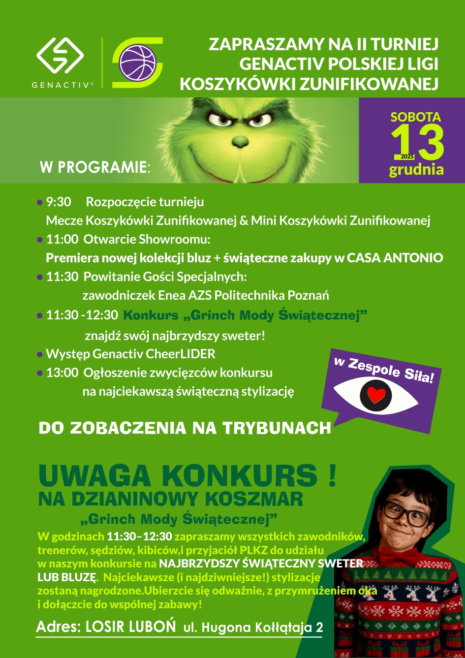 Turniej Koszykówki Zunifikowanej – edycja świąteczna