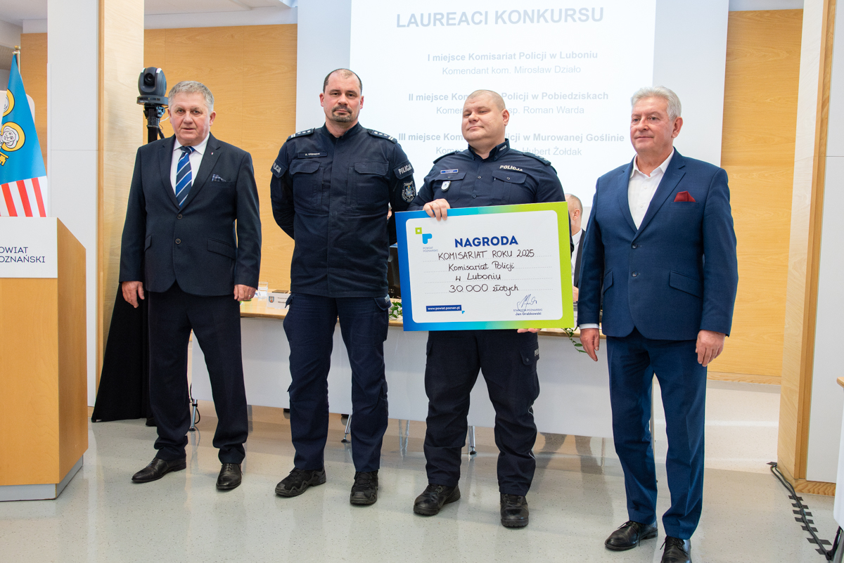 Komisariat Policji w Luboniu najlepszy w powiecie