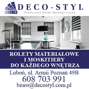 Deco Styl - rolety i moskitiery Luboń
