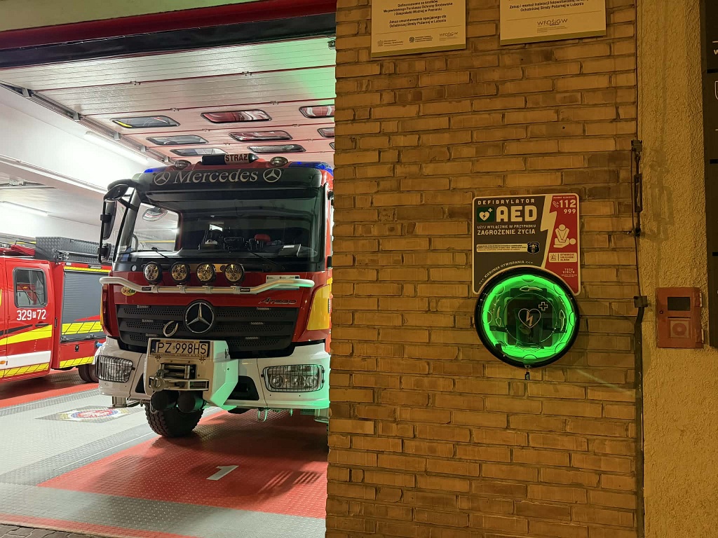 Defibrylatory AED nareszcie w Luboniu